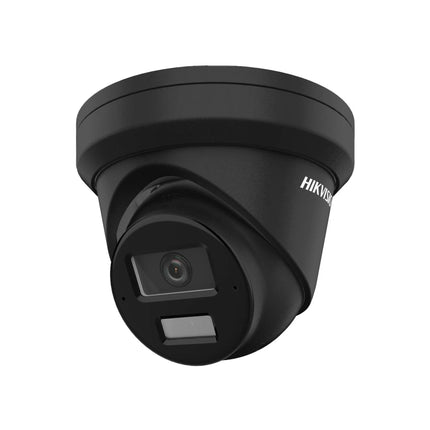 Hikvision DS-2CD2343G2-LI2U Zwart, 4MP Turret, Smart Hybrid Light, AcuSense, PoE, Micro SD slot, Microfoon