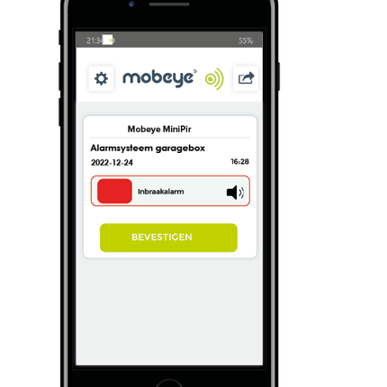 Mobeye ICM41IP, MiniPir inbraaksysteem stand-alone