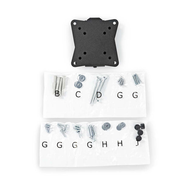 Support mural pour TV, inclinable pour 10-32 ", max. 30Kg. 1 point d'articulation