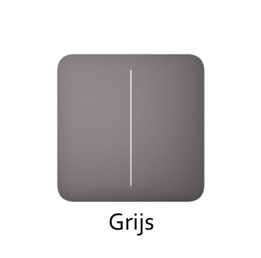 Ajax Systems Light Switch Solo Button (2-gang)