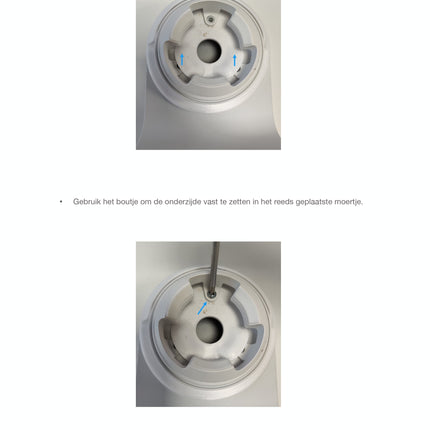 Ajax Systems Muurbeugel adapter Wit voor TurretCam