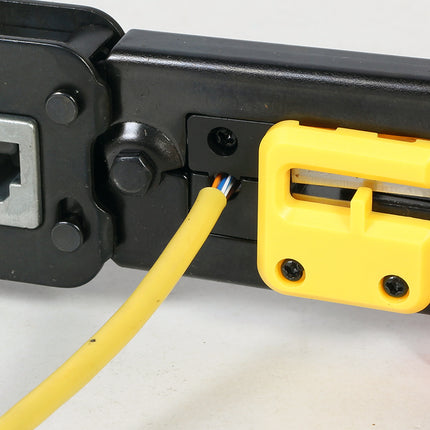 alarmsysteemexpert T-WC-05 Universele modulaire krimptang, RJ45 / RJ12 / RJ11 voor doorsteekconnectoren