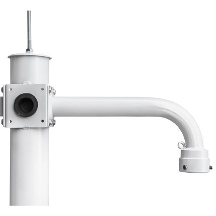AlarmsysteemExpert.nl Cameramast 3.5m Wit, Gegalvaniseerd staal, Bliksemafleider