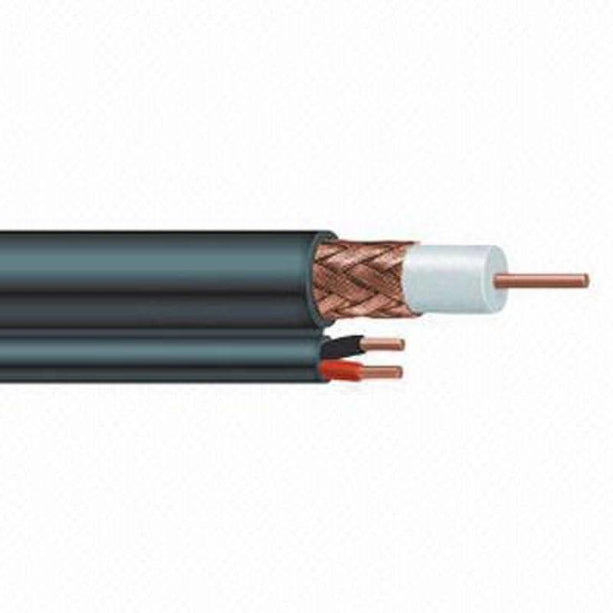 AlarmsysteemExpert.nl Coax RG59 combikabel met DC voedingskabel, 250 meter
