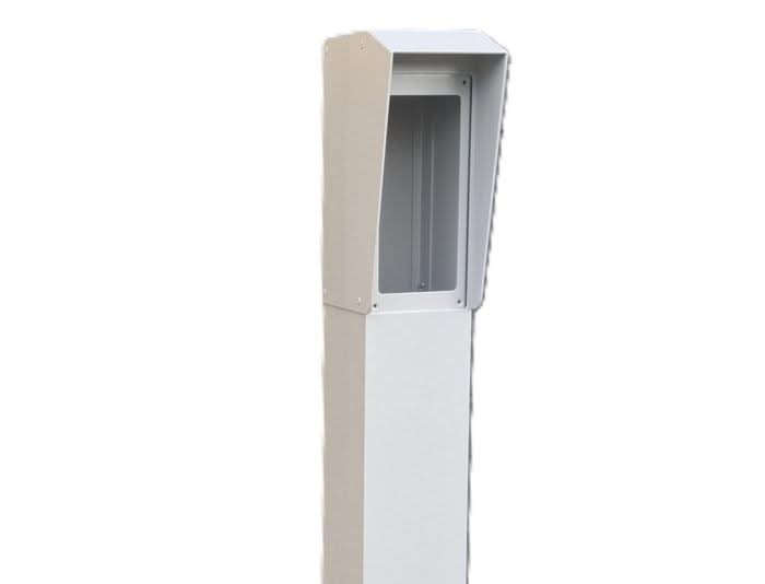 AlarmsysteemExpert.nl Intercomzuil 230cm, 15x15cm Dubbellaags gepoedercoat