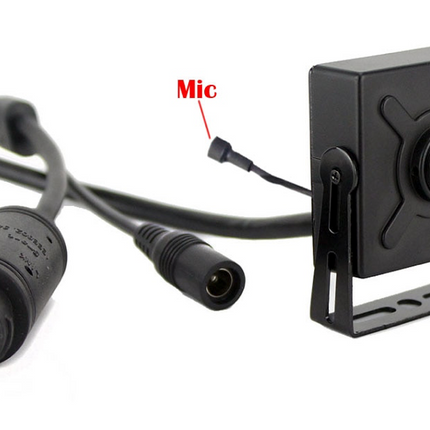 AlarmsysteemExpert.nl Pinhole IP camera 4Mp, 75 graden kijkhoek 3.7mm lens, PoE, Microfoon