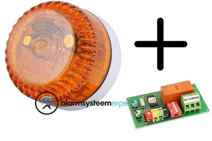 AlarmsysteemExpert.nl Professionele flitser, laag model + JB-111N