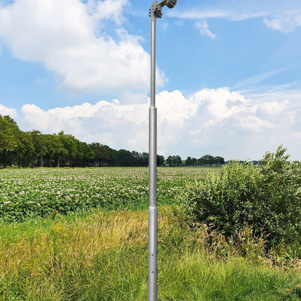 AlarmsysteemExpert.nl Vaste cameramast 4 meter verjongd met inspectieluik