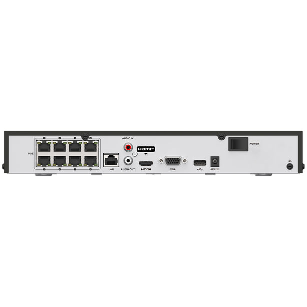 ASE NVR608, 8 Kanaals NVR, HDMI, PoE 8x, Hikvision-OEM