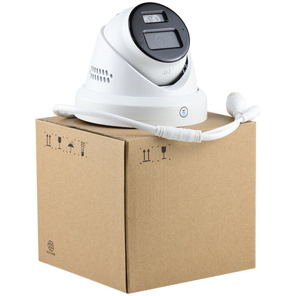 ASE T383-L/S, 8MP/4K Smart Hybrid-Light Turret camera, PoE, Micro sd slot, 2weg-audio, Hikvision-Oem