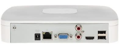 Dahua NVR4108-EI 1x LAN Geen PoE Geschikt voor 8 IP camera's DEMO