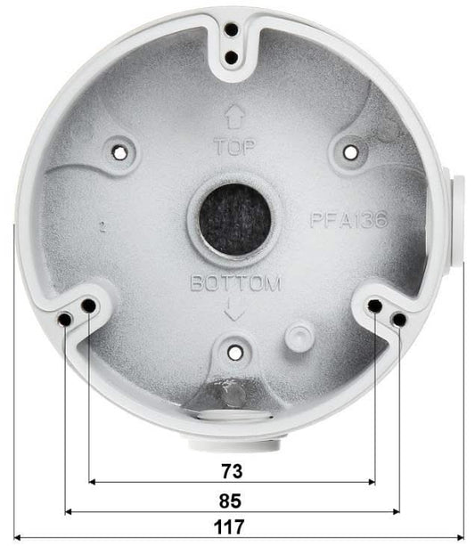 Dahua PFA136 montagebox voor buitentoepassing