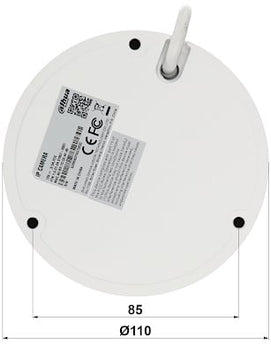 Dahua Set 1x Dome 4MP + Recorder & Bekabeling
