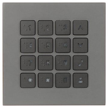 Dahua VTO4202FB-MK keyboard module Zwart