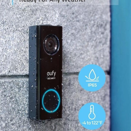 Eufy Videodeurbel set draadloos met Homebase