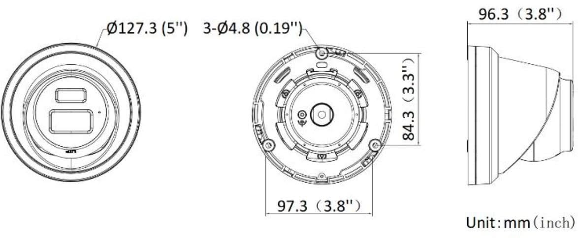 Hikvision DS-2CD2343G2-LI2U-SRB Zwart, 4MP Turret, Smart Hybrid  AcuSense, PoE, Mic. Sirene, flitslicht