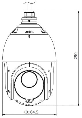 Hikvision DS-2DE4425IW-DE (T5) PTZ | 4MP | 25x zoom | 100m IR | AcuSense | Darkfighter