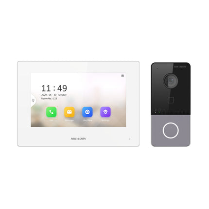 Hikvision DS-KIS603-P(B) Video-Intercom kit 1 Videodeurbel 1 Binnenpost 7