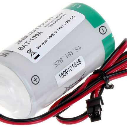 Jablotron Bat-100 Accu t.b.v. JA-163A RB, Lithiumbatterij 3.6V 13Ah 1xD