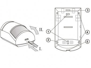 Jablotron JA-110P BUS PIR bewegingsdetector – ECO