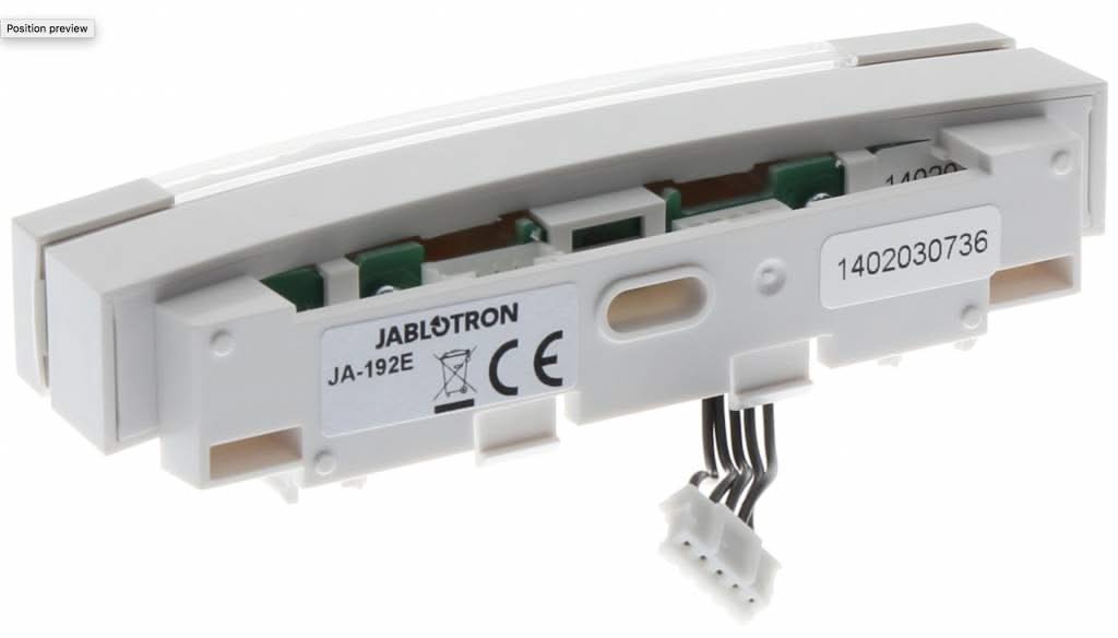 Jablotron JA-192E Controle segment voor codebedienpanelen