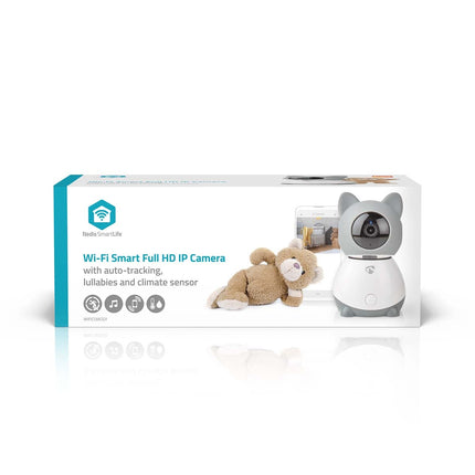 Nedis Draaibare SmartLife Camera voor Binnen, kinder/baby monitorcamera