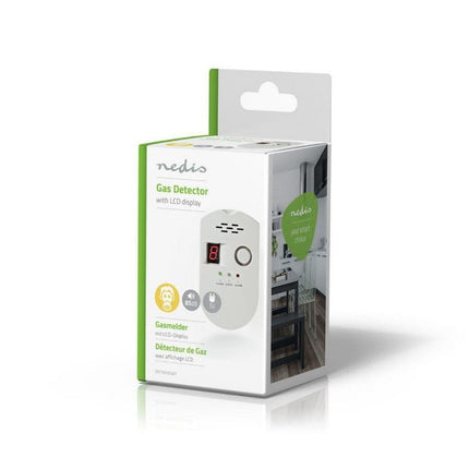 Nedis DTCTG10CWT, Gasdetector, EN50194, LPG/aardgas/steenkool