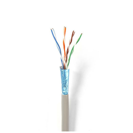 Nedis Netwerkkabel CAT6 F/UTP,  50 mtr op rol, 100% koper, Solid aders
