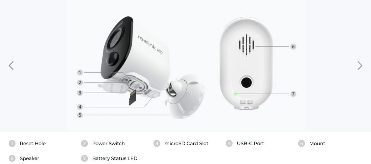 Reolink B350, 4K/8MP WiFi Dual-Band batterijcamera kleuren nachtzicht