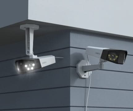 Reolink P750-W, 16MP Dual-Lens 4K Beveiligingscamera met 180° panoramisch zicht en PoE