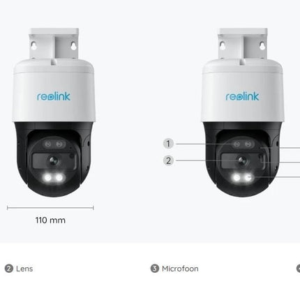 Reolink P830, slimme 4K PT PoE Camera met Auto-Tracking