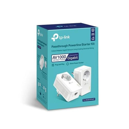 TP-Link Powerline Adapter 1000 Mbps set met contactdoos